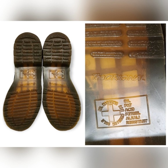 Dr Doc Martens Pascal Boots Sequin Rainbow / Silver Moto Size 5 UK / 7 Women's - Picture 11 of 12